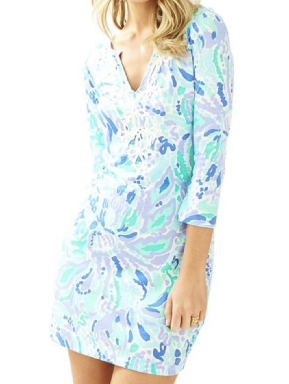 Lilly Pulitzer Marina Prima Cotton Dress Size Small